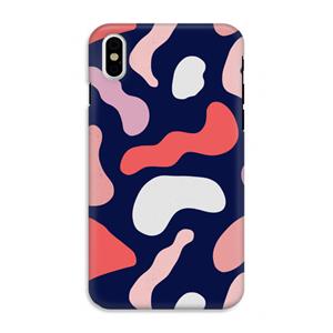 CaseCompany Memphis Shapes Pink: iPhone X Tough Case