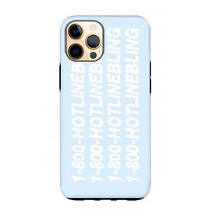 CaseCompany Hotline bling blue: iPhone 12 Pro Max Tough Case