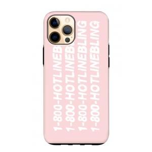 CaseCompany Hotline bling pink: iPhone 12 Pro Max Tough Case