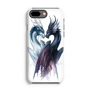 CaseCompany Yin Yang Dragons: iPhone 8 Plus Tough Case