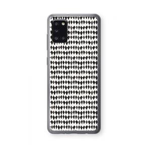CaseCompany Crazy shapes: Samsung Galaxy A31 Transparant Hoesje