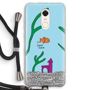 CaseCompany Aquarium: Xiaomi Redmi 5 Transparant Hoesje met koord