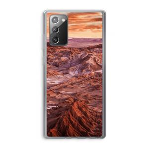 CaseCompany Mars: Samsung Galaxy Note 20 / Note 20 5G Transparant Hoesje