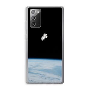 CaseCompany Alone in Space: Samsung Galaxy Note 20 / Note 20 5G Transparant Hoesje