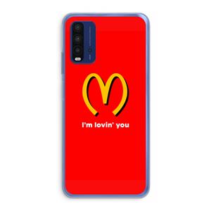 CaseCompany I'm lovin' you: Xiaomi Redmi 9T Transparant Hoesje