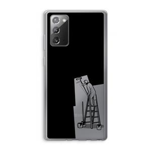 CaseCompany Musketon Painter: Samsung Galaxy Note 20 / Note 20 5G Transparant Hoesje