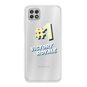 CaseCompany Victory Royale: Samsung Galaxy A22 4G Transparant Hoesje
