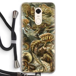 CaseCompany Haeckel Lacertilia: Xiaomi Redmi 5 Transparant Hoesje met koord