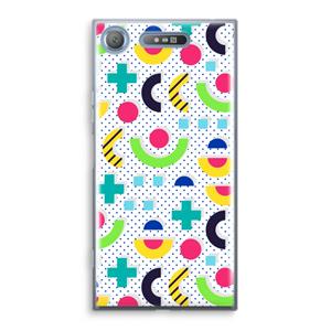 CaseCompany 8-bit N°1: Sony Xperia XZ1 Transparant Hoesje