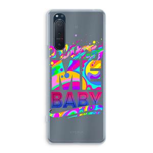 CaseCompany Touch Me: Sony Xperia 5 II Transparant Hoesje