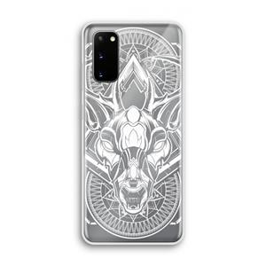 CaseCompany Oh Deer: Samsung Galaxy S20 Transparant Hoesje