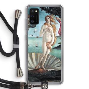 CaseCompany Birth Of Venus: Samsung Galaxy A41 Transparant Hoesje met koord