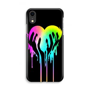 CaseCompany Hold My Heart: iPhone XR Volledig Geprint Hoesje