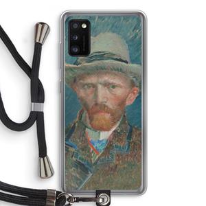 CaseCompany Van Gogh: Samsung Galaxy A41 Transparant Hoesje met koord