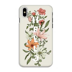 CaseCompany Hello bloemen: iPhone X Tough Case