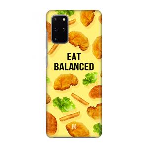 CaseCompany Eat Balanced: Volledig geprint Samsung Galaxy S20 Plus Hoesje