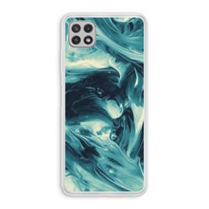 CaseCompany Dreaming About Whales: Samsung Galaxy A22 4G Transparant Hoesje