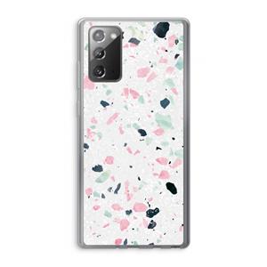 CaseCompany Terrazzo N°3: Samsung Galaxy Note 20 / Note 20 5G Transparant Hoesje