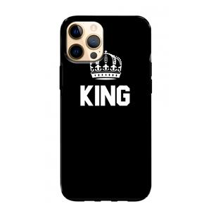 CaseCompany King zwart: iPhone 12 Pro Max Tough Case