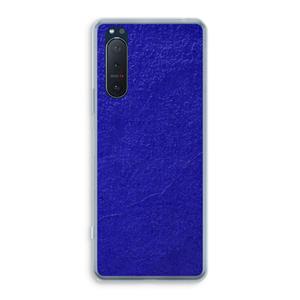 CaseCompany Majorelle Blue: Sony Xperia 5 II Transparant Hoesje