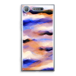 CaseCompany Donkere Wolken: Sony Xperia XZ1 Transparant Hoesje