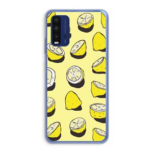 CaseCompany When Life Gives You Lemons...: Xiaomi Redmi 9T Transparant Hoesje
