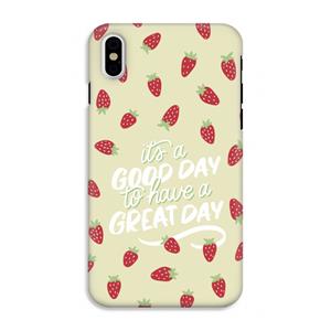 CaseCompany Don't forget to have a great day: iPhone X Tough Case