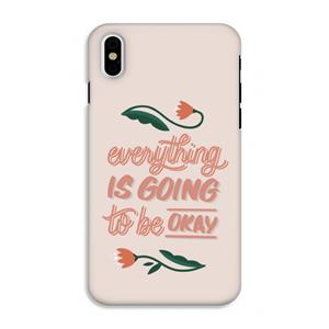 CaseCompany Optimistic flower girl: iPhone X Tough Case