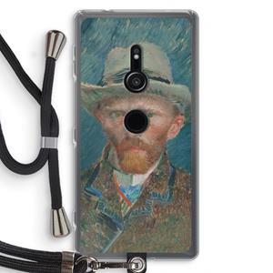 CaseCompany Van Gogh: Sony Xperia XZ2 Transparant Hoesje met koord