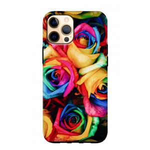 CaseCompany Neon bloemen: iPhone 12 Pro Max Tough Case