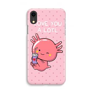 CaseCompany Love You A Lotl: iPhone XR Volledig Geprint Hoesje