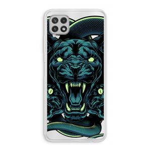 CaseCompany Cougar and Vipers: Samsung Galaxy A22 4G Transparant Hoesje