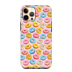 CaseCompany Pink donuts: iPhone 12 Pro Max Tough Case