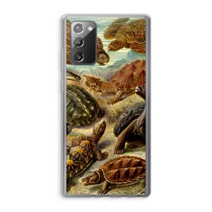 CaseCompany Haeckel Chelonia: Samsung Galaxy Note 20 / Note 20 5G Transparant Hoesje