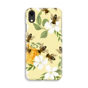 CaseCompany No flowers without bees: iPhone XR Volledig Geprint Hoesje