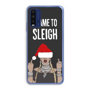 CaseCompany Came To Sleigh: Xiaomi Redmi 9T Transparant Hoesje