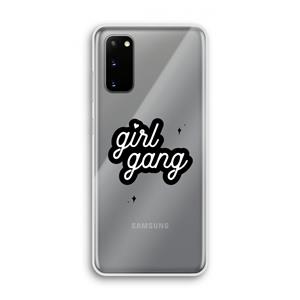 CaseCompany Girl Gang: Samsung Galaxy S20 Transparant Hoesje