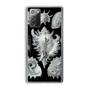 CaseCompany Haeckel Prosobranchia: Samsung Galaxy Note 20 / Note 20 5G Transparant Hoesje