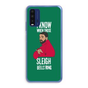 CaseCompany Sleigh Bells Ring: Xiaomi Redmi 9T Transparant Hoesje