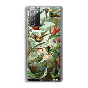 CaseCompany Haeckel Trochilidae: Samsung Galaxy Note 20 / Note 20 5G Transparant Hoesje