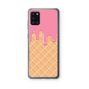 CaseCompany Ice cream: Samsung Galaxy A31 Transparant Hoesje