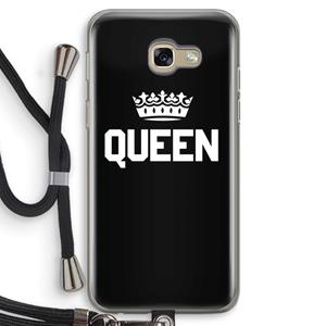 CaseCompany Queen zwart: Samsung Galaxy A5 (2017) Transparant Hoesje met koord