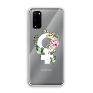 CaseCompany Venus: Samsung Galaxy S20 Transparant Hoesje