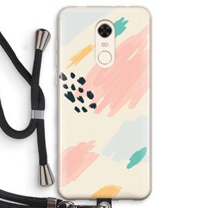 CaseCompany Sunday Chillings: Xiaomi Redmi 5 Transparant Hoesje met koord