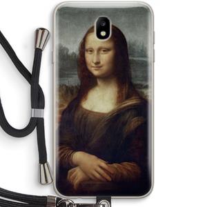 CaseCompany Mona Lisa: Samsung Galaxy J7 (2017) Transparant Hoesje met koord