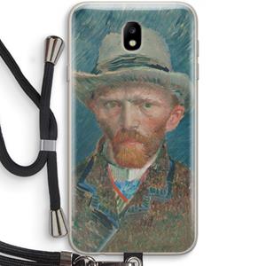 CaseCompany Van Gogh: Samsung Galaxy J7 (2017) Transparant Hoesje met koord
