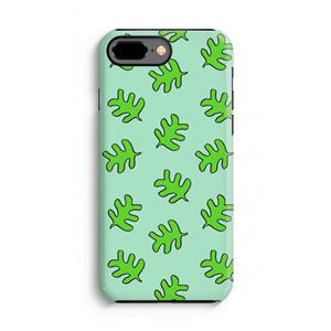 CaseCompany Groene blaadjes: iPhone 8 Plus Tough Case