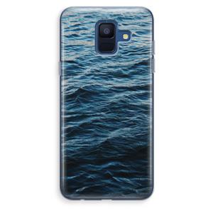 CaseCompany Oceaan: Samsung Galaxy A6 (2018) Transparant Hoesje