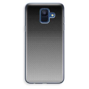 CaseCompany Musketon Halftone: Samsung Galaxy A6 (2018) Transparant Hoesje