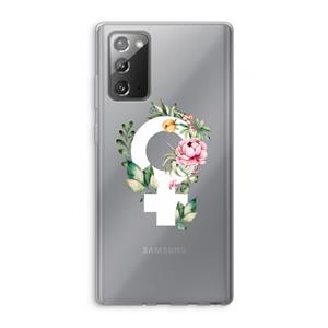CaseCompany Venus: Samsung Galaxy Note 20 / Note 20 5G Transparant Hoesje